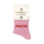 STC Chaussettes paillettes princesse rose