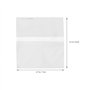 Scicalife 200 Pièces 80X70mm Clair Perforée Film Rétractable Film Thermorétractable Wrap Film Rétractable Joint Bandes pour Huil