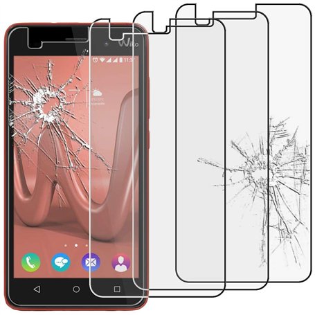 ebestStar - Pack x3 Verre trempé compatible avec Wiko Lenny 3 Jerry Film Protection Ecran Vitre protecteur anti casse