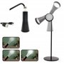 Lampe LED 3en1 : Lampe de Bureau LED + Applique Murale + Lampe Torche - Fixation Magnétique - Tête Orientable 360° - Batterie Re