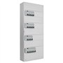 Tableau 4 rangées pré-équipé 1 inter. diff. 63A type AC + 1 inter diff 63A type A + 2 inter. diff. 40A type AC + 16 disjoncteurs