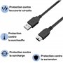 PHONILLICO Cable compatible avec appareil photo Panasonic Lumix DMC-GF1/DMC-GF2/DMC-GF3/DMC-GF5/DMC-GF6/DMC-GF7 [PACK 2] USB TYP