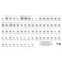 800 étiquettes blanches 99.1 x 67.7 mm adhésives personnalisables - 100 feuilles de 8 étiquettes autocollantes pour imprimante j