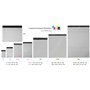 lot de 10 Enveloppes Plastique d'expédition 230 x 320 + 45 mm enveloppe Haute Résistance 60 microns blanches opaques indéchirabl