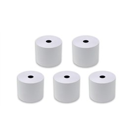 5 Rouleaux de recharge pour calculatrices et caisses enregistreuses à impression NON THERMIQUE papier 1 feuille électrique bobin