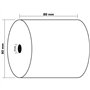 50 Bobine Papier Thermique SANS BISPHÉNOL 80 x 80 x 12 mm SANS BISPHÉNOL A rouleaux thermique 80x80x12 pour ticket de caisse imp