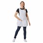 Hurry Jump Tablier chasuble Tablier de travail Femme Tablier nettoyage uniforme de travail sante hotellerie BLC LIS BLC