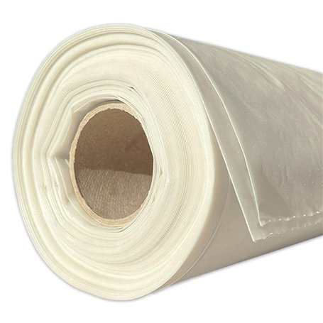 TECPLAST Bâche peinture en ROULEAU 3x25 m 80RPE Translucide - Haute Qualité - Film plastique de protection sol - Made in France