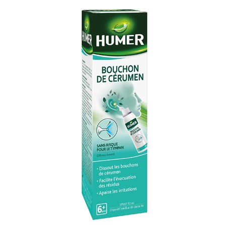 Humer - Bouchon de cérumen - Spray auriculaire 50ml