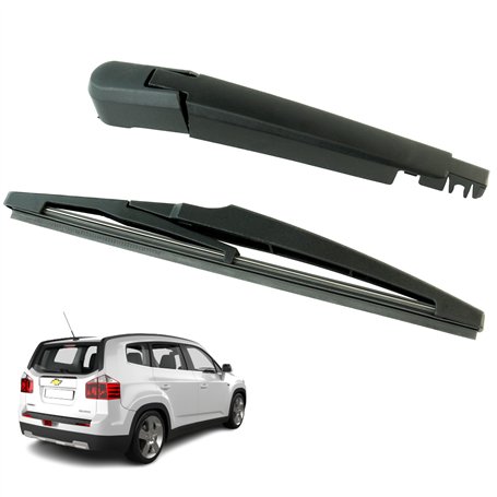 Bras essuie glace arrière compatible pour Chevrolet Orlando (2011-2018) avec balai d’essuie-glace (pare-brise arrière)