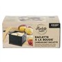 COOK CONCEPT KC2487 Raclette Individuelle A la Bougie, Metal-Fer Bois-Acacia, Bambou-Noir-Acier