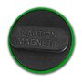 Badgmania Badge Magnétique 3.8cm Pharmacienne Caducée Esculape Blanc Fond Vert Identifiant Pharmacie