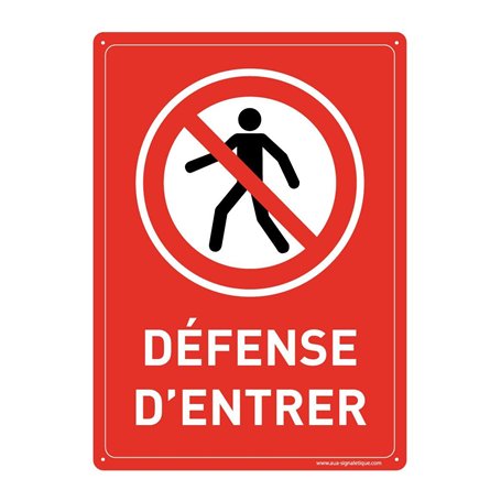 AUA SIGNALETIQUE - Panneau Prépercé (4 Trous) avec Angles arrondis - PVC Rigide 1.5 mm - (150x210 mm