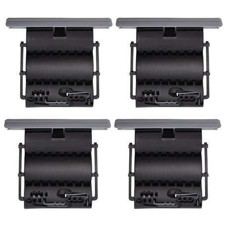 Lot de 4 Attaches rigide de fixation Octoclick H890C - 2 maillons - lame 8 et 14 mm pour store et volet roulant - Ressort de sus