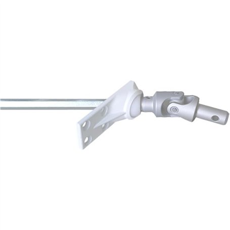 Sortie de caisson - 6 pans de 8 - Diamètre 12 mm - Angle 45° - Couple max 5 Nm - Passe caisson sortie de coffre - Guide déporté