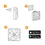 Module Blanc iDiamant Bubendorff - Contrôle Intelligent de Volets Roulants - Compatible WiFi, Alexa et Google - Kit Commande Voc