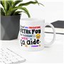 Mug Humour Collègue Fou Tasse Message Drôle Rigolo. Idée Cadeau Original pour Départ en Retraite Pot Mutation Travail Bureau Hom