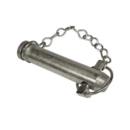 cyclingcolors Axe d'attelage avec Chaine et goupille diamètre 25mm x Longueur 103mm Barre supérieure remorque Tracteur Camion Ma