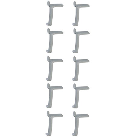 cyclingcolors 10x taquet aluminium double ancrage renforcé étagère pour crémaillère support fixation attache armoire