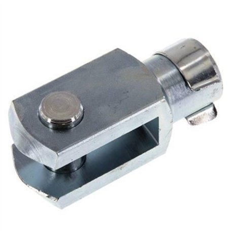 cyclingcolors Chape Femelle avec axe M5 x 10mm en Acier zingué DIN 8140 71752 pièce de Fixation pour vérin Tête Embout Fourche U