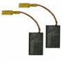 2 CHARBON MOTEUR ÉLECTRIQUE 5x10x15MM UNIVERSEL BALAIS BROSSES (965)
