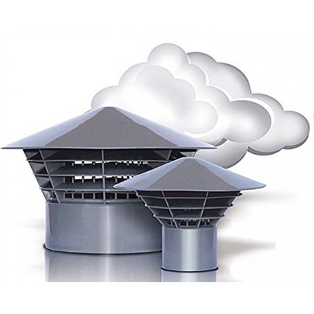 Capricorn - Chapeau de ventilation pour évent de fosse septique