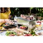 Louis Tellier - Barbecue de Table pour Extérieur – Portable – Grill Charbon - Qualité Professionnelle - Stable – Compact et Sécu