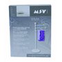 MSV Porte Serviettes 3 Branches Acier Blanc