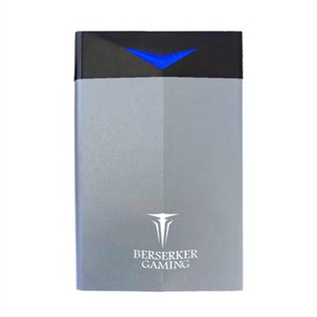 BERSERKER GAMING BOITIER Externe Gamer GOTHS Silver-Blue