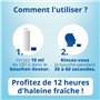 CB12 -White - Bain de bouche - Des dents plus blanches et 12 heures d’haleine fraîche - Sans alcool - Arôme léger de menthe poiv