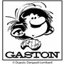 Gaston Lagaffe GLDP-7016 Carte double avec enveloppe Diplôme de la Meilleure Copine Amie Pote - Amitié Mlle Mademoiselle Jeanne 
