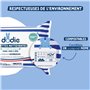 Dodie Lot de 8 Paquets de Lingettes compostables à l'eau x50