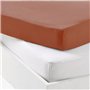 Lot 1 alese + 1 drap housse - P'TIT DODO - 60 x 120 cm - Blanc / Tomette
