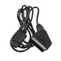 Câble Péritel AV RGB Scart 1,80 m pour Nintendo GameCube, N64 et Super Nintendo – Compatible PAL – Straße Game®