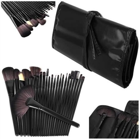 PARENCE - LOT DE 24 Pinceaux Maquillage Cosmétique Professionnel Set/Kit Cosmétique Brush Beauté Maquillage Brosse Makeup Fondat