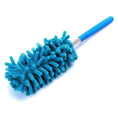 PARENCE.- Brosse Télescopique Microfibre - Plumeau Extensible pour Nettoyage à Sec et Humide - Longueur Ajustable de 25 cm à 75