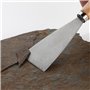 PARENCE.- Lot de 3 Spatules de Bricolage – Acier au Carbone et Manche en Bois | Spatules pour Enduit, Plâtre, Lissage et Décapag