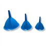 PARENCE.- Lot de 3 Entonnoirs en Plastique de Qualité Alimentaire - Différentes Tailles pour Cuisine