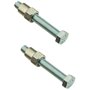 2x TENDEUR DE CHAINE MOBYLETTE MBK 41 51 DIAMETRE M5 x 0.8 CYCLOMOTEUR VIS ECROU
