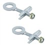 cyclingcolors 2x tendeur de chaine M6 x 100 vis avec écrou et étrier moto mobylette
