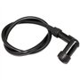 Easyboost Antiparasite Noir avec Fil de Bougie Haute tension 50cm Capuchon pour Scooter Moto 50cc pour MBK Booster Nitro AM6 Der