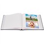 Lot de 2 albums traditionnels jumbo 100 pages pour 500 photos 10x15 - Bleu