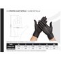 OneProtek Gants jetables noir en nitrile - Boîte de 100 Gants Nitrile - Taille XS (Très Petite) - Sans latex - Résistants et Mul