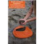 SHADYSAND - Grande Tente de Plage Familiale Anti UV (UPF 50+) Jusqu’à 5 Personnes, compacte légère et Pratique. Abri de Plage, a