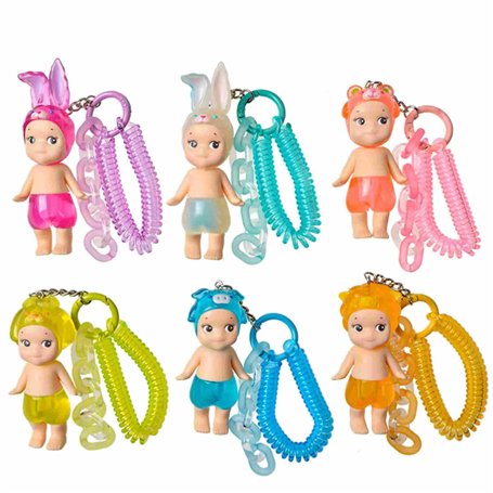 BB ANGELL Porte CLÉS 3D SÉRIE candy Petit Budget Ornements Déco Cadeaux Anniversaire 1 aléatoire dans Sachet SCELLÉ Compatible S