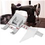 MAGT Pied-de-biche de Guidage, Guide réglable Accessoires de Machine à Coudre Pied-de-biche pour règle de Couture de Pied Guide 