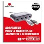 Adaptateur 4 Manettes Game Cube pour Nintendo Switch/Wii U
