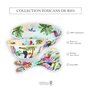 Les Jardins de la Comtesse - Saladier Profond en Mélamine Pure – Contour - Toucans de Rio – 3L / 25 cm – Multicolore - Service d