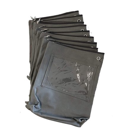 Monetique SACC10 Lot de 10 Sacs de caisse 230 x 280 mm
