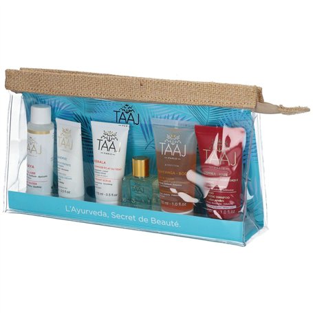 TAAJ | Trousse L'Ayurveda Secret de Beauté | Élimine les Impuretés | Hydrate et Protège | Peau Douce | Gelée qui se Tranforme en